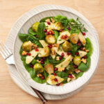 Roasted Brussels Sprouts Apple Salad