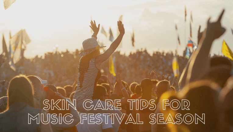 music festival skin care